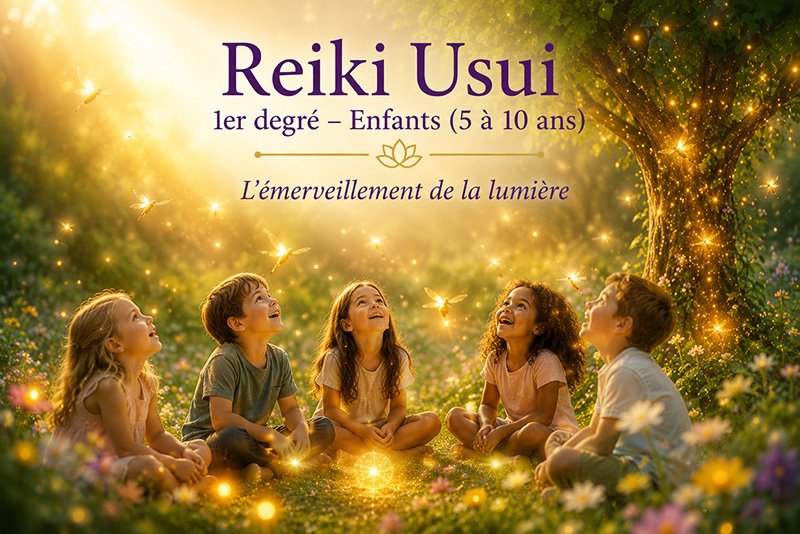 formation Reiki 1er degré pour les enfants