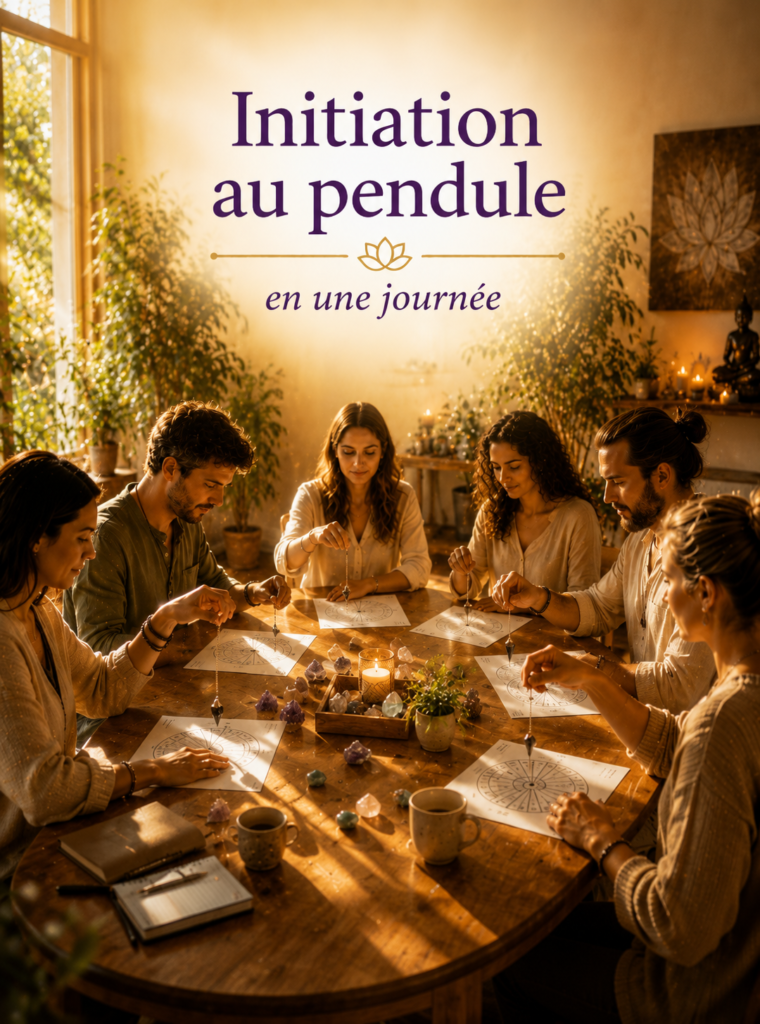 Image illustrant initiation au pendule